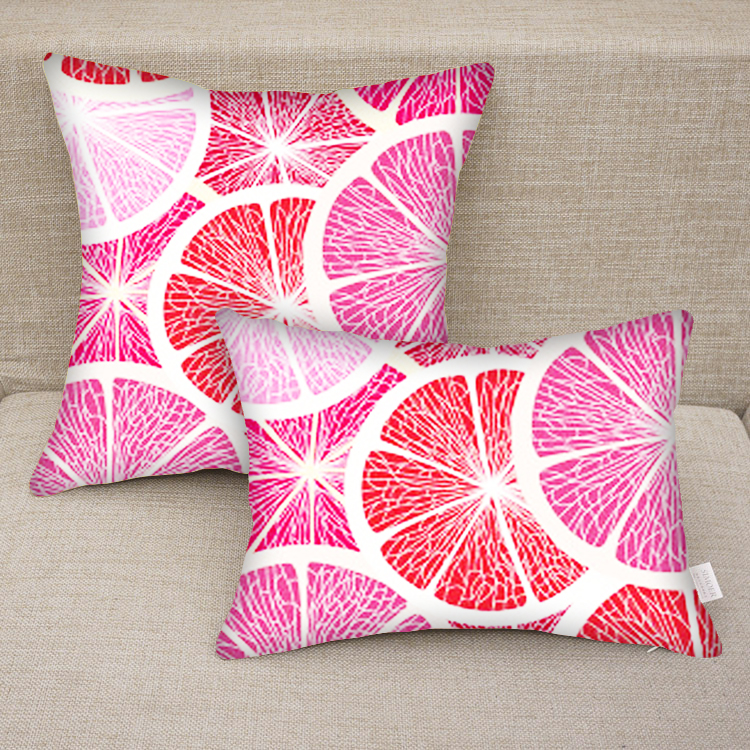 Custom Personalized Grape Fruit Print Decorative Pillow Case on Luulla